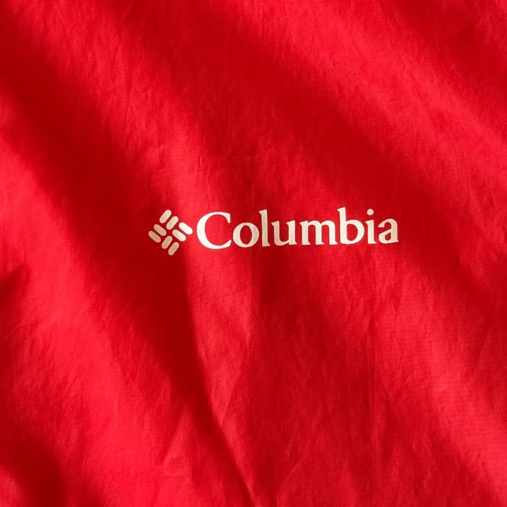 COLUMBIA GIRLS MAY VALLEY FLEECE HOODED WINDBREAKER SZ XL
